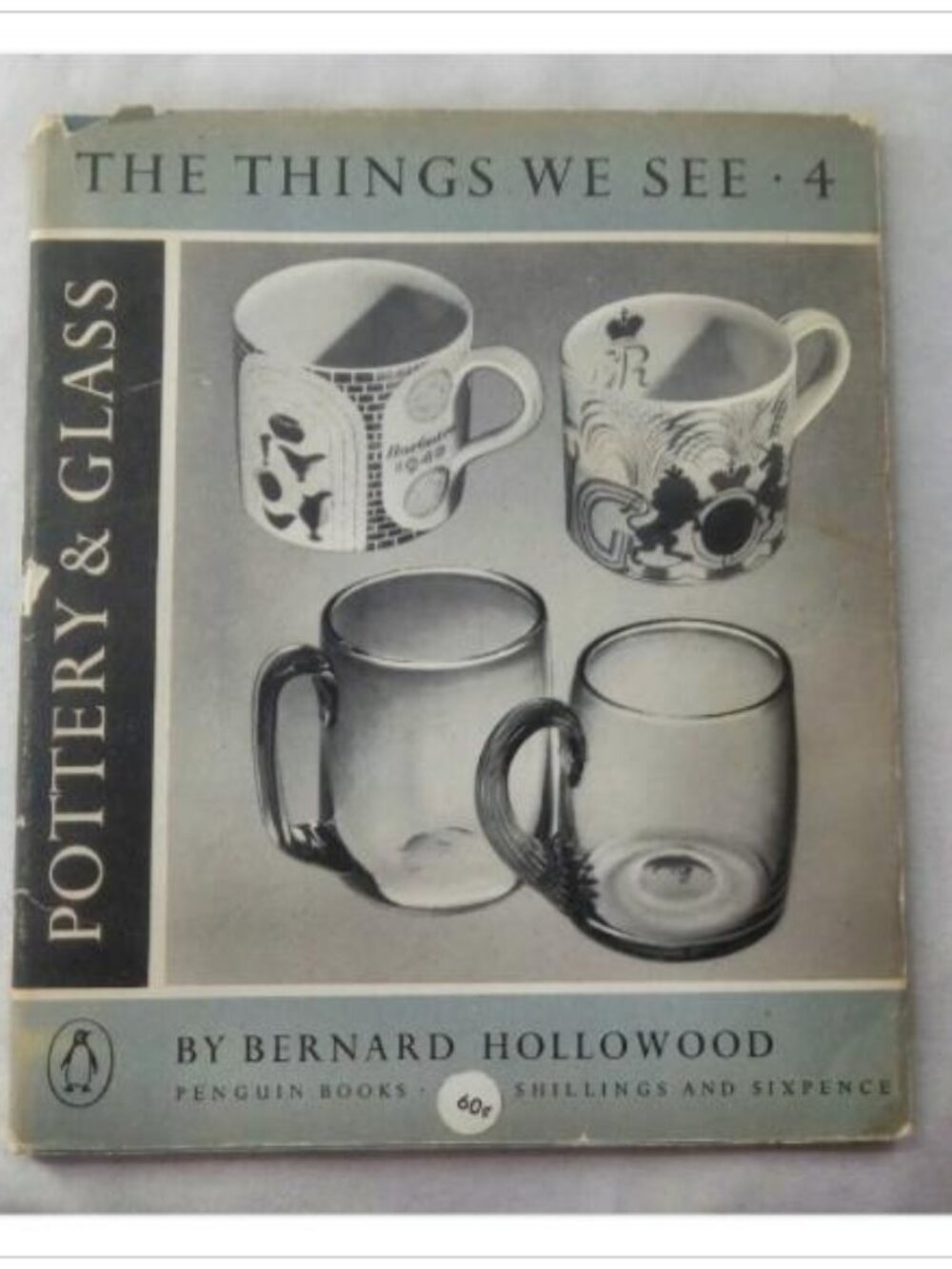 Pottery & Glass Bernard Hollowood Paperback Book Vintage Novel Read Classic
